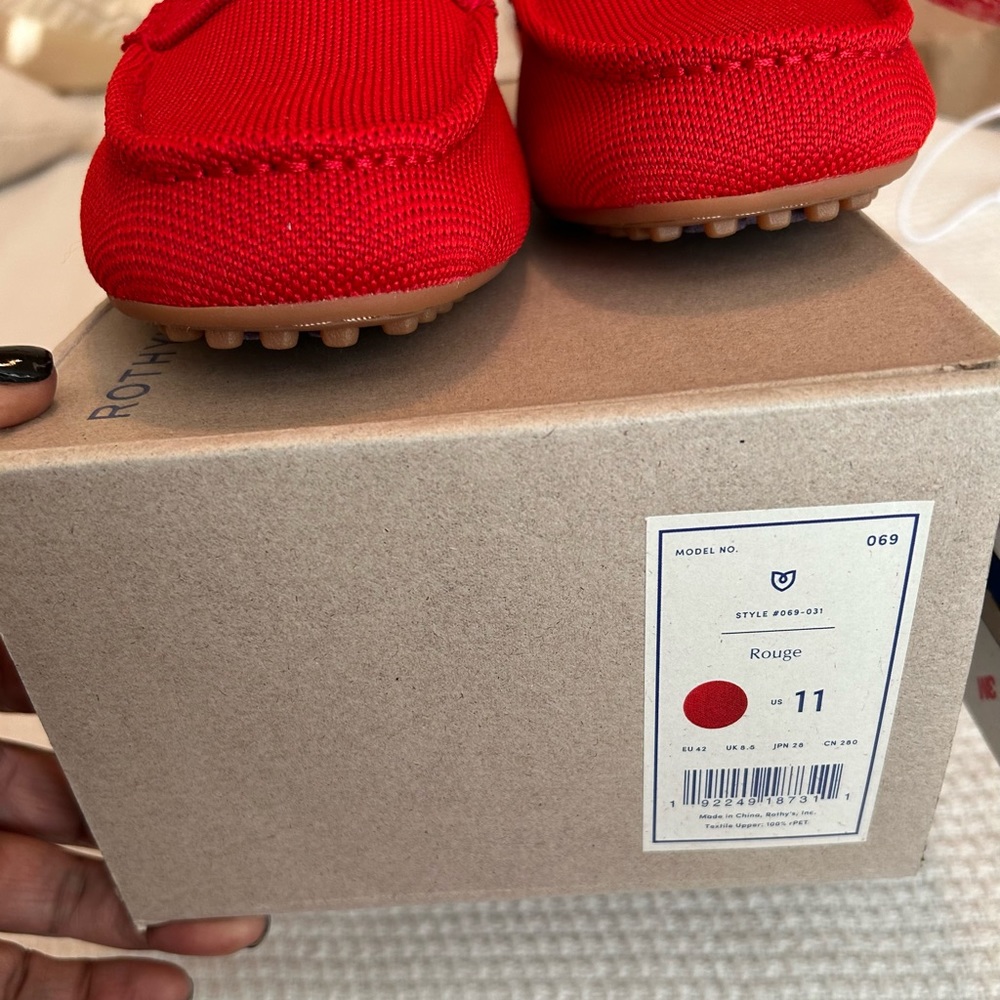 New Rothy’s Size 11 Rouge Drivers - Picture 3 of 5